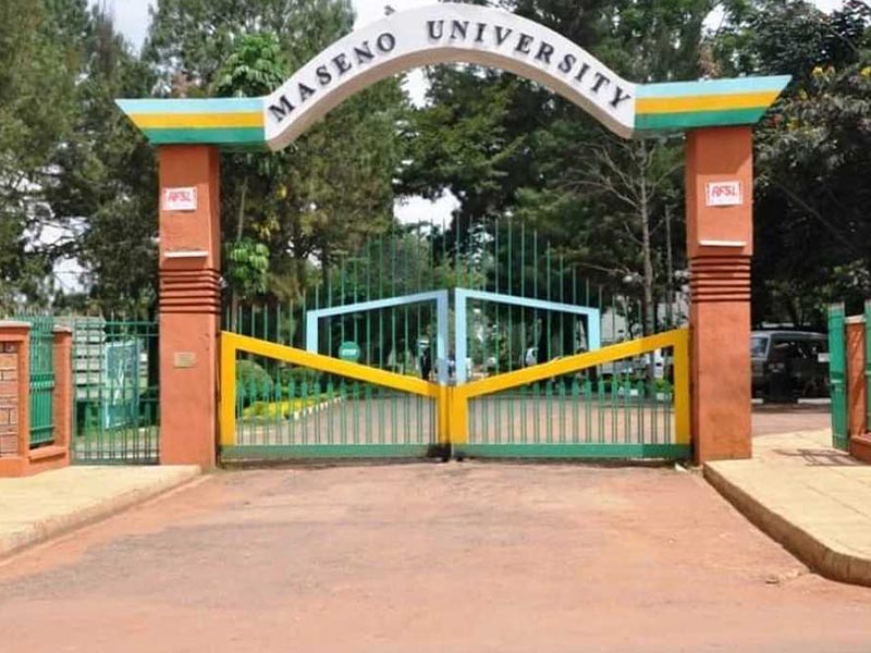 Maseno University Courses SRC: @Tuko news